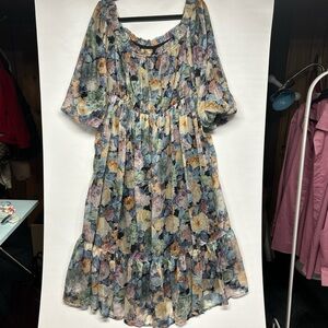 ARULA Multicolor Floral Dress